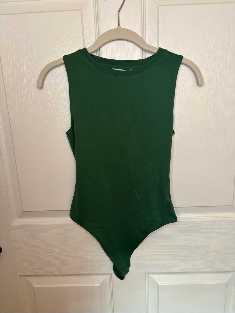Babaton Aritzia Emerald Green Sleeveless Bodysuit